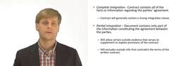 Contract - Complete and Partial Integrations Instructional Video