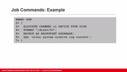 Oracle Database Administration from Zero to Hero - Introduction to RMAN (Part 3 of 3) Instructional Video