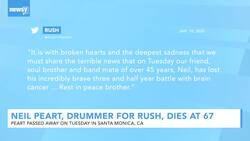 Neil Peart, Drummer And Lyricist For Rush, Dies At 67 News Clip