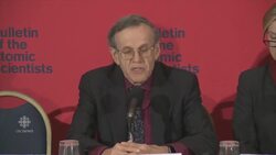 Scientists urge people to 'come together' over shared threats of nuclear security and climate change. News Clip