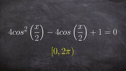 Find multiple solutions to a trigonometric equation Instructional Video
