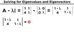 Finding Eigenvalues and Eigenvectors Instructional Video