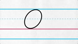 Uppercase Cursive Letter O Instructional Video