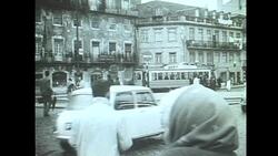 The bay of Biscay, Lisbon & Casablanca, 1969 Stock Footage