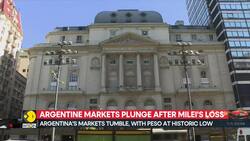 Argentina's markets tumble, with Peso at historic low News Clip