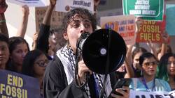 "No climate justice without human rights": Climate activists at Cop28 call for a ceasefire in Gaza News Clip