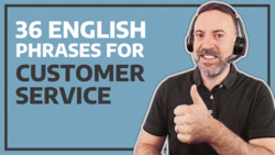 36 English Phrases For Professional Customer Service Instructional Video