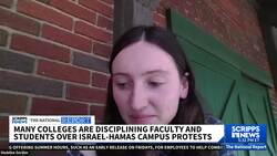 Professors and students facing disciplinary action over Israel-Hamas protests News Clip