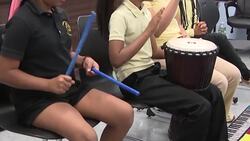 News 12’s Friendship Bracelet Program helps purchase new instruments for Newark schools News Clip