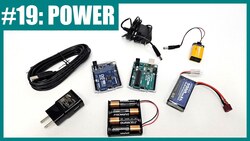 How to Power an Arduino Project (Lesson #19) Instructional Video