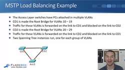 Cisco CCNA 200-301: The Complete Guide to Getting Certified - Spanning Tree Versions Instructional Video