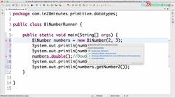 Learn Java from Scratch - A Beginner's Guide - Step 03 - Java Integer Data Types - Exercises - BiNumber - Add, Multiply, and Double Instructional Video