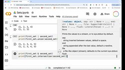 Python Lesson 7: Sets Instructional Video