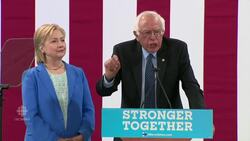 Bernie Sanders endorses Hillary Clinton News Clip