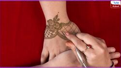 Basic Back Hand Indian Design Instructional Video