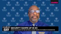 Security Level at Biden's Inauguration Unprecedented With 25,000 National Guard Soldiers on Hand News Clip