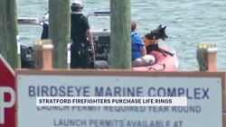 Stratford firefighters union donates throw rings to town to prevent future drownings News Clip