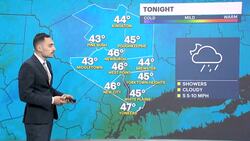 Cloudy skies and light evening rain in the Hudson Valley News Clip