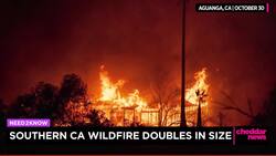 Southern California Wildfires Double in Size News Clip