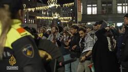 Amsterdam violence aftermath: Police detain hundreds defying demonstration ban News Clip