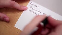 How to Write a Bridal Shower Thank-You Card Instructional Video