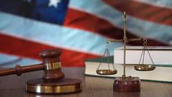 Justice for United States Laws in American Court Stock Footage
