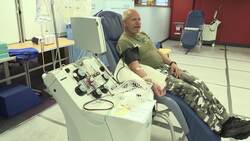 Ex-firefighter makes 10th Covid-19 plasma donation News Clip