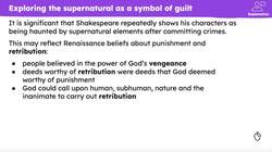 Exploring the supernatural as a symbol of guilt in 'Macbeth' Instructional Video