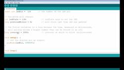 Tutorial 12: Blink an LED without using the delay() function: Arduino Course for Absolute Beginners Instructional Video