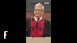 Apple CEO's warning against tech without values News Clip
