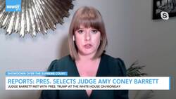 President Trump Reportedly Chooses Amy Coney Barrett For Supreme Court News Clip