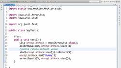 Mockito Tutorial: Learn mocking with 25 Junit Examples - Step 13: Mockito Spy Instructional Video