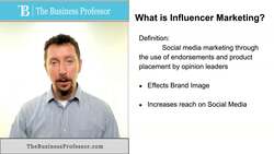 Marketing - What is Influencer Marketing Instructional Video