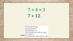 Order of Operations: Numbers Instructional Video