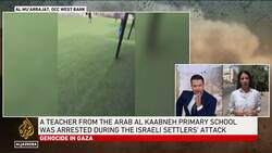 Israeli settlers attacked a school in the occupied West Bank News Clip