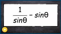 Adding fractions with trig expressions Instructional Video
