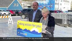 B.C. gig workers to make more than minimum wage under proposed law News Clip