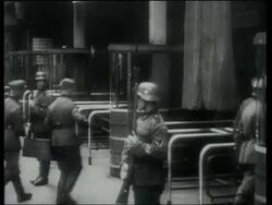 German-occupied Paris, WWII Stock Footage