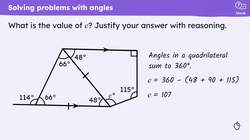 Problem solving with angles Instructional Video