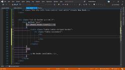 The Complete Guide to ASP.NET Core MVC (.NET 5) - Designing Book Index Page - Part 2 Instructional Video