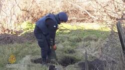 Russians accused of planting mines in Ukraine's Donetsk News Clip