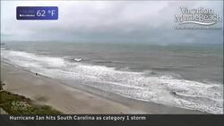 Hurricane Ian hits South Carolina as Category 1 storm News Clip