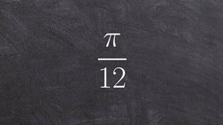 Finding the complement and supplement of two angles in radians Instructional Video