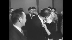 Marilyn Monroe and Joe DiMaggio wed in civil ceremony News Clip