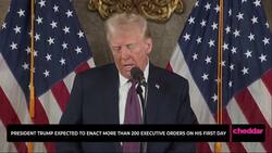 President Trump Expected to Enact More Than 200 Executive Orders on his First Day News Clip