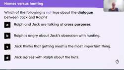 An exploration of Chapter 3 of 'Lord of the Flies' Instructional Video