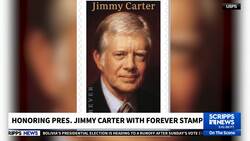 New Forever stamp will commemorate President Jimmy Carter News Clip