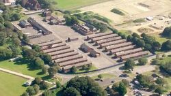 UK: Napier Barracks in Folkestone. News Clip