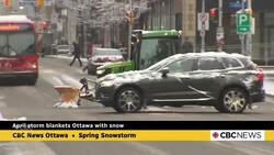 People in Ottawa react to April snowstorm News Clip