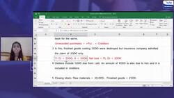 Final Accounts of Manufacturing Concern: Problem-Based Solution Instructional Video